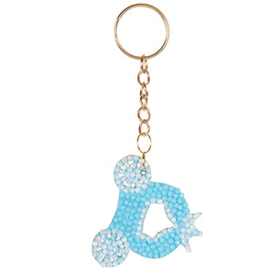 Llavero Carruaje Madera Creando Con Brillantes