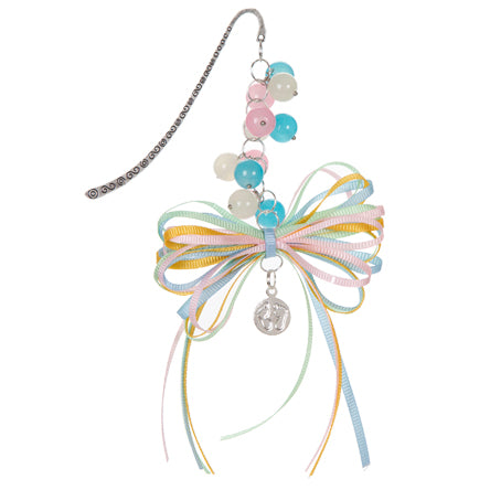 Separador De Libros Con Cuenta Redonda Y Listones Multicolor