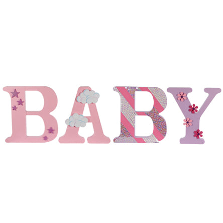 Letras Baby Con Lentejuela