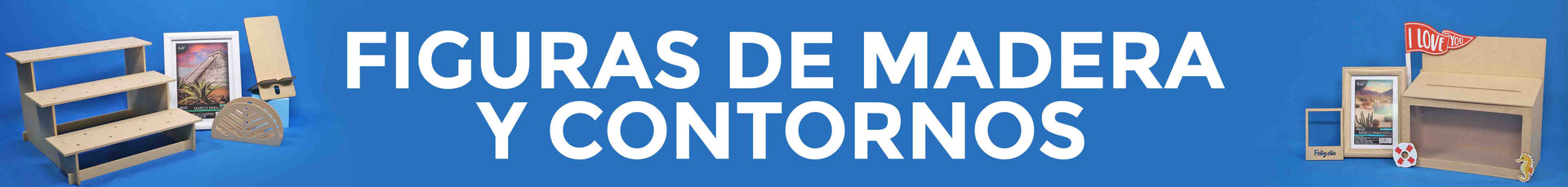 Figuras de Madera y Contornos