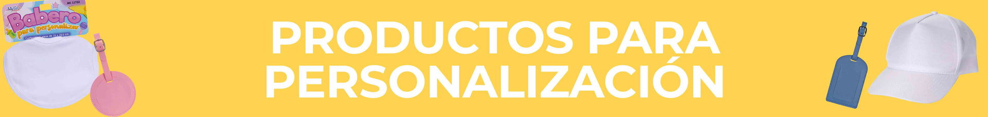 Productos para Personalización