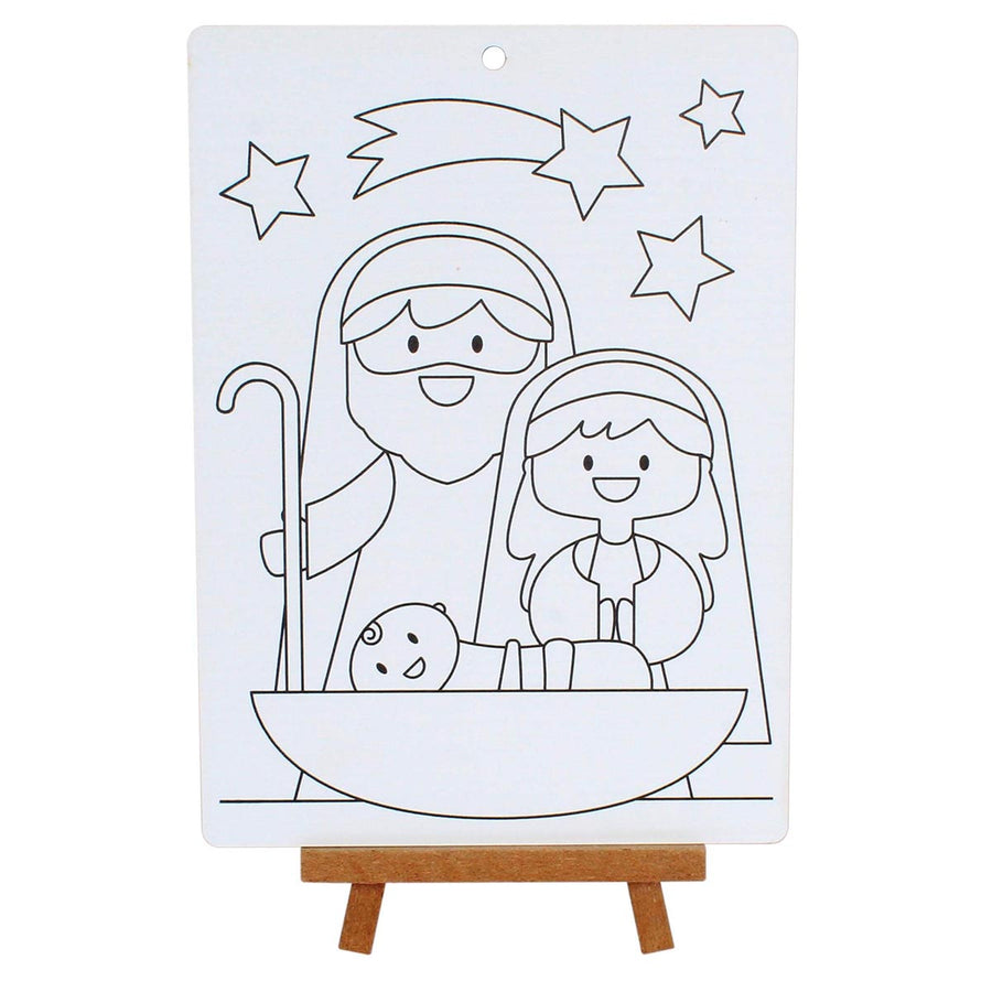 Art.10006 Lienzo Con Atril Mad 22x16cm