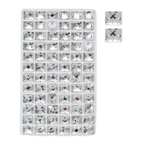 Art.10085 Cristal Rectangular 8x10mm 72pz
