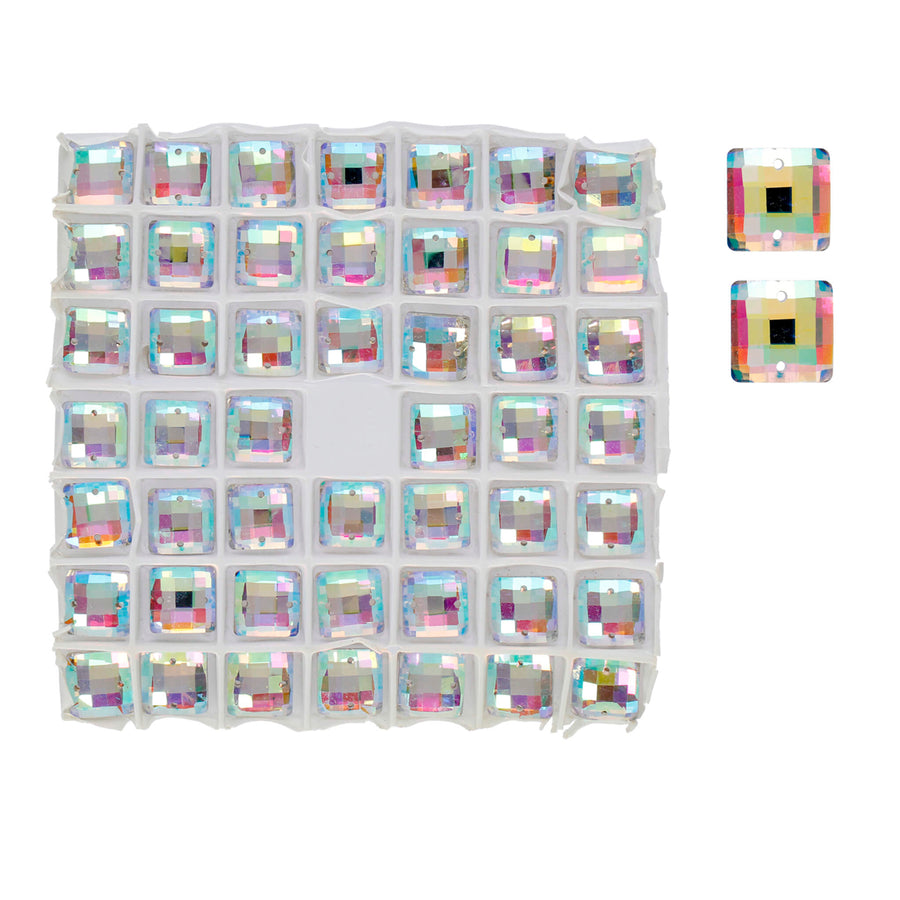 Art.10162 Cristal Cuadro 12mm 48pz