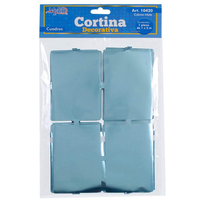 Fantasías Miguel Art.10420 Cortina Mate Cuadros 2x1m 1pz