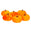 Fantasías Miguel Art.11682 Calabaza Terciopelo 4x5cm 6pz Naranja