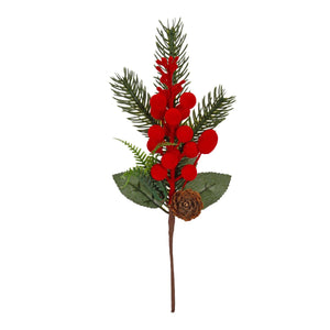 Art.11863 Pick Navidad Cerezas/Piña 25cm 1pz