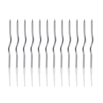 Art.12069 Vela Ondulada 15cm 12pz