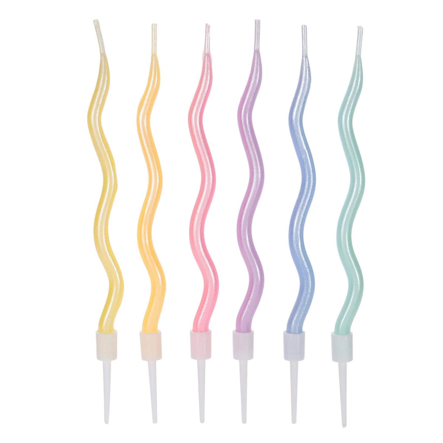 Art.12072 Vela Ondulada 13cm 6pz