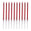 Fantasías Miguel Art.12073 Vela Metálica Espiral 13.5cm 10pz Rojo