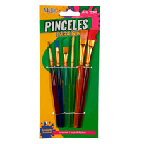 Art.12101 Juego Pincel Kids varios tamaños 6pz