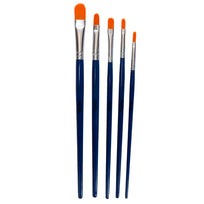 Art.12105 Juego Pincel punta Curva varios tamaños 5pz