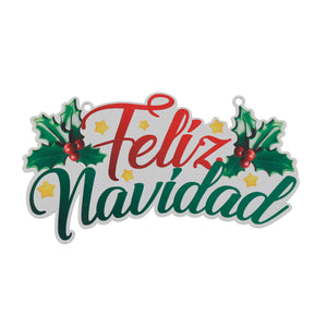 LETRERO FELIZ NAV 18X33CM