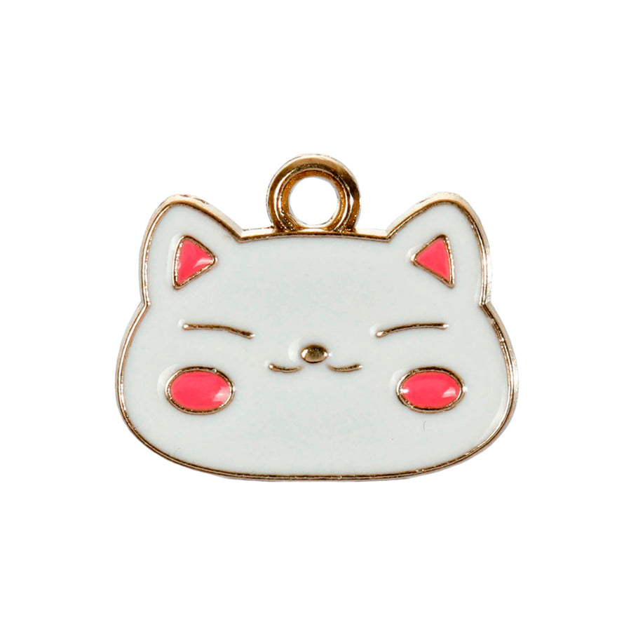 Art.12252 Dije Gato 13x15mm B/3pz