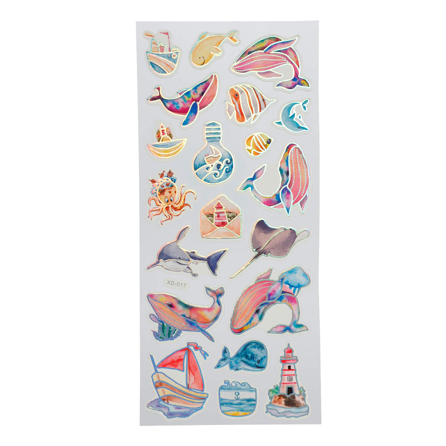 Art.12471 Calcoman Acuarela 24x10cm 1pln