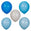 Fantasías Miguel Art.12491 Globos Azúl Surtido 30cm 50pz Azul