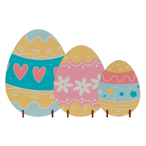 Art.12563 Huevitos De Pascua 16x12cm 3pz