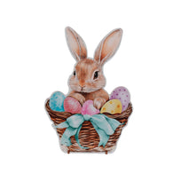 Art.12565 Conejo Pascua Huevo 22x15.5x4.5cm 1pz