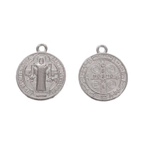 Art.12686 Medalla San Benito 20mm B/10pz