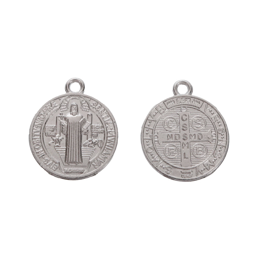Art.12686 Medalla San Benito 20mm B/10pz