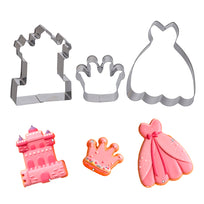 Art.12710 Set cortador Galleta Kids 9x12x2.5cm    (aprox) 3pz