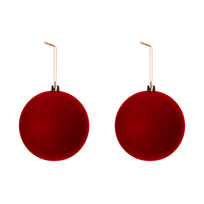 Art.12949 Esfera Terciopelo 10cm C/2pz