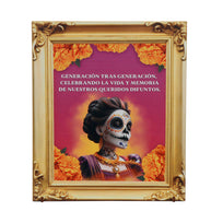 Art.13089 Cuadro Catrina 20x17cm