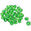 Fantasías Miguel Art.1317 Cuenta Acrílica Hexagonal Facetada 16mm 250g (aprox 140pz) Verde