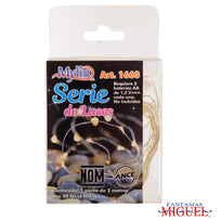 Art.1663 Serie Con 20 Leds Color Blanco 2m 1pz