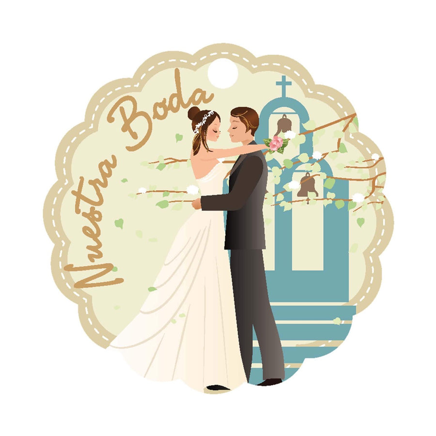 Art.1959 Tarjeta Boda Iglesia