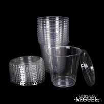 Art.2222 Vaso Con Tapa aprox 200ml 8x7.5cm 12pz