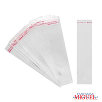 Art.2500 Bolsa Celofán con Sello Adhesivo 12x3.5+3cm 100pz