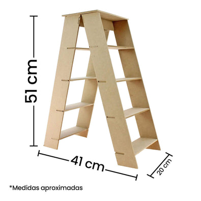 Fantasías Miguel Art.2560 Escalera Doble 51x41x20cm 1pz