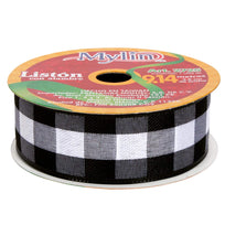 Art.2725 Listón Cuadado Orilla/Metálica 3.8cm 9.14m  1pz