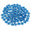 Fantasías Miguel Art.3059 Piedra Acrílica Flor 16mm 100pz Azul