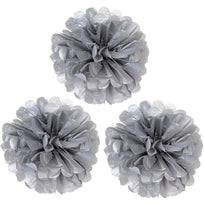 Art.3195 Adorno Flor Papel Metálico