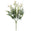 Fantasías Miguel Art.3300 Ramo Planta Con Flor x7 37cm 1pz Blanco