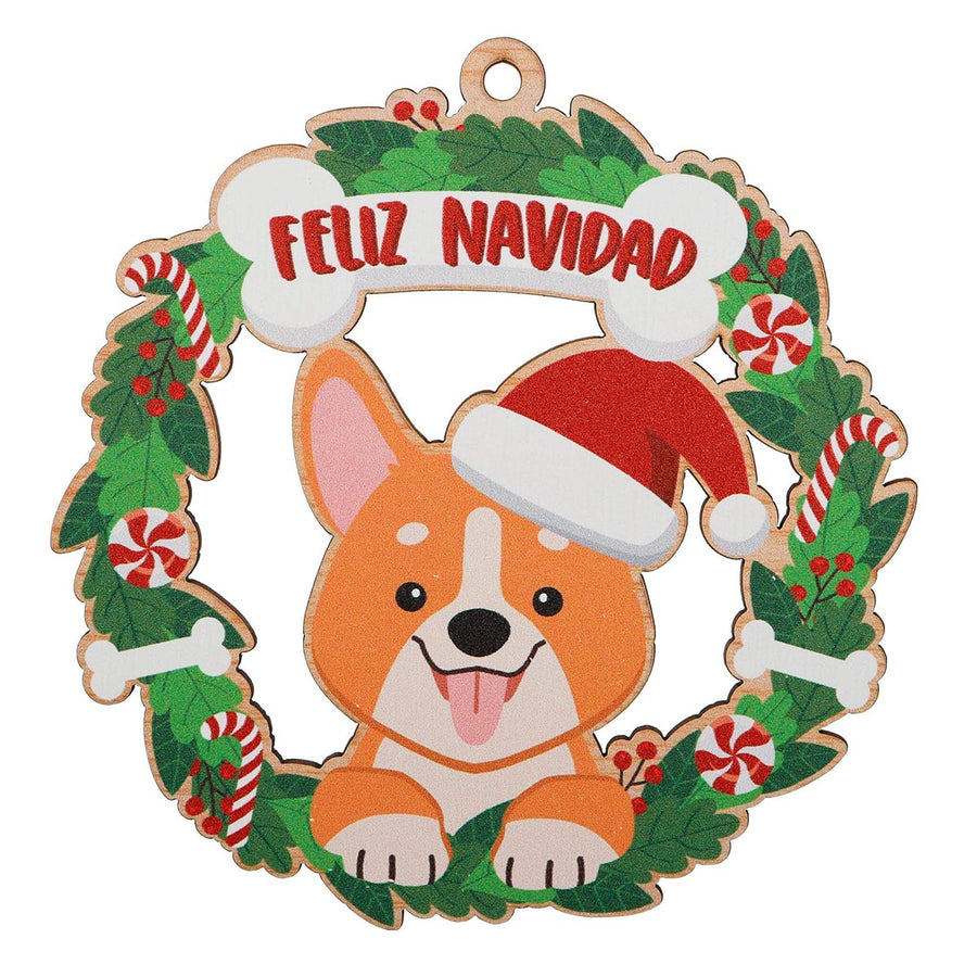 Art.343 Esfera Corona Mascot 12.5x12cm