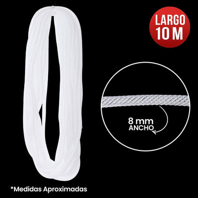 Fantasías Miguel Art.4060 Malla Plástica Tubo 8mmx10m 1pz