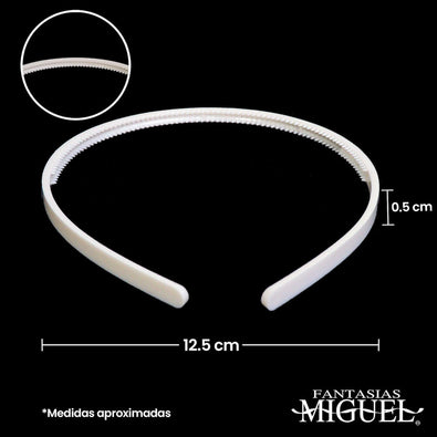 Fantasías Miguel Art.4227 Diadema Dentada 13cmx5.8mm 12pz