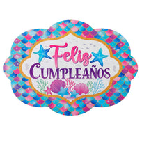Art.4496 Letrero Feliz Cumpleaños Sirena