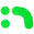 Fantasías Miguel Art.4522 Tarjeta Circular Color Neón 3.5cm 24pz Verde