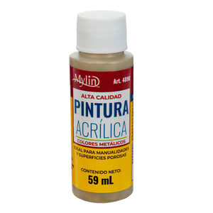 Art.4890 Pintura Acrílica Mylin Color Metal 59ml 1pz