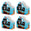 Fantasías Miguel Art.4913 Caja Dulcero Pirata 8x8x4cm 4pz Multi-Color