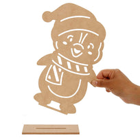 Art.5128 Personaje Natural Con Base Chico 25x18x5cm    (Aprox) 1pz