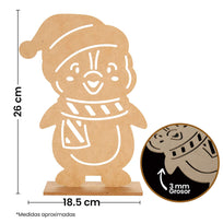 Art.5128 Personaje Natural Con Base Chico 25x18x5cm    (Aprox) 1pz