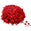Fantasías Miguel Art.5386 Mix Lentejuela Corazones  10gms Rojo