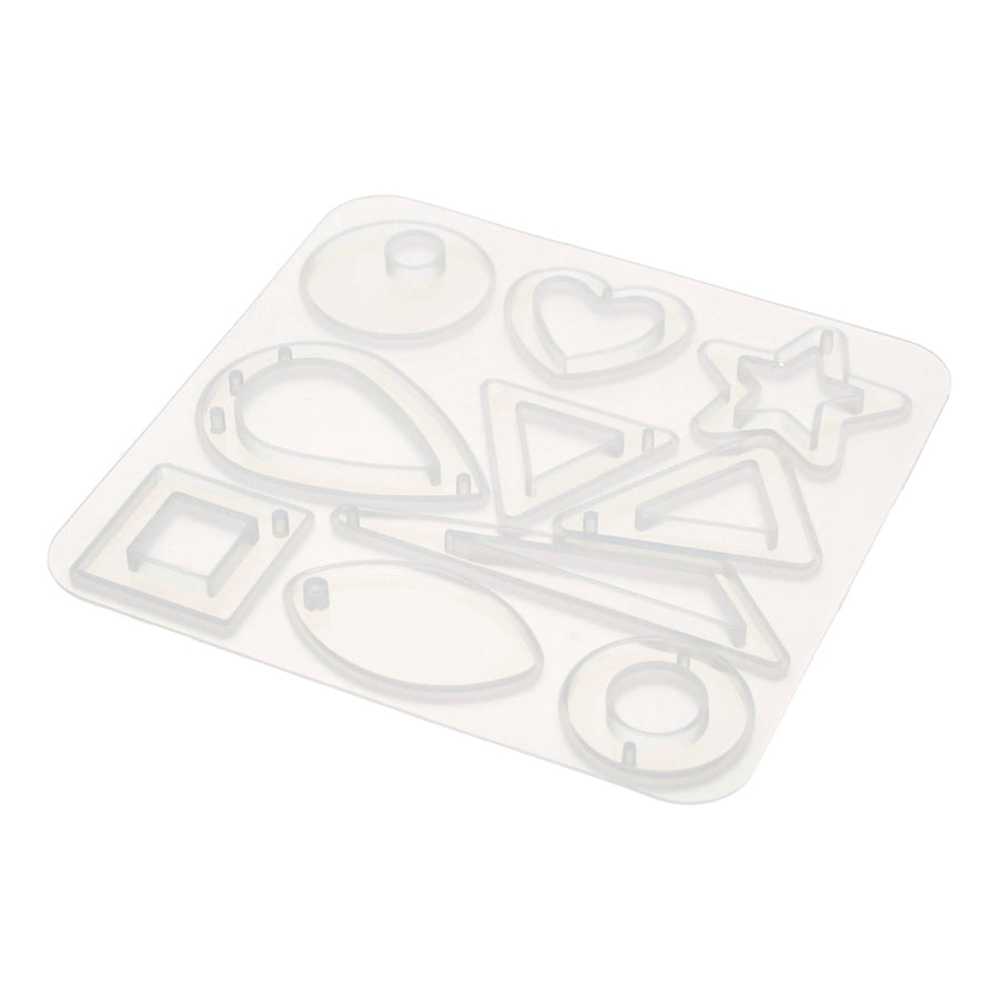 Art.5427 Molde De Silicón Figuras Bisutería 9x8.6cm 1pz