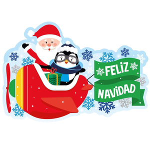 Art.5815 Let Feliz Navidad 60x88cm