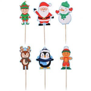 Art.5856 Pick Mini Personaje Navideño